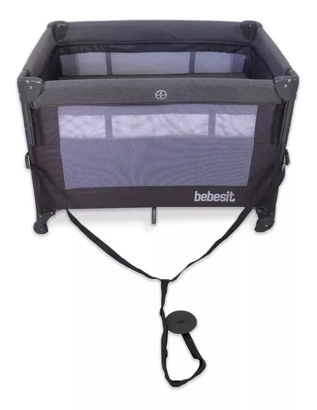 Practicuna Colecho Bebe Bebesit 2021 Gris Con Mosquitero