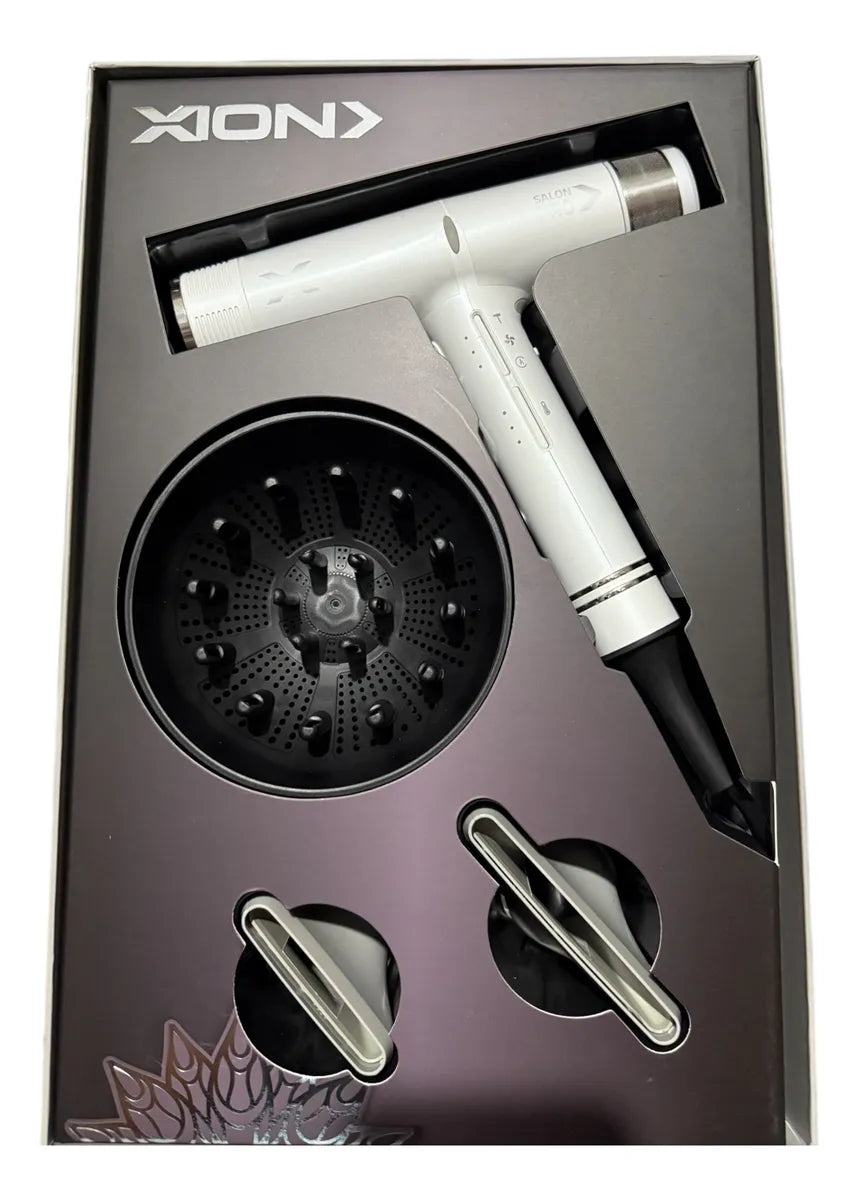 Secador De Pelo Profesional Xion Original Potencia 2400w Blanco