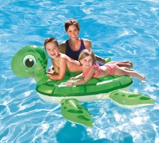 Boya inflable Baby Turtle, playa, piscina, fiesta en la piscina, 1,40 m